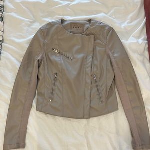 Blank NYC faux leather moto jacket
